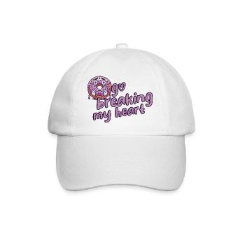 Donut - Baseballkappe - Weiß/Weiß - Vorne