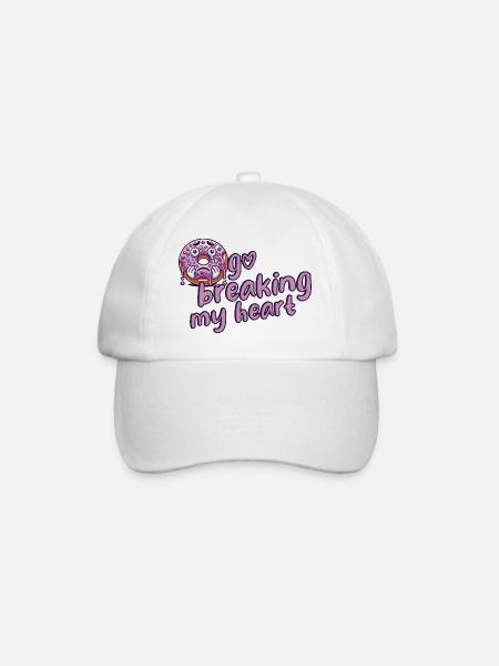 Donut - Baseballkappe - Weiß/Weiß