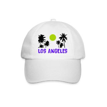 los angeles - Baseballkappe - Weiß/Weiß - Vorne