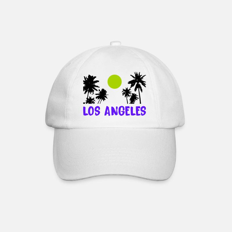 los angeles - Baseballkappe - Weiß/Weiß