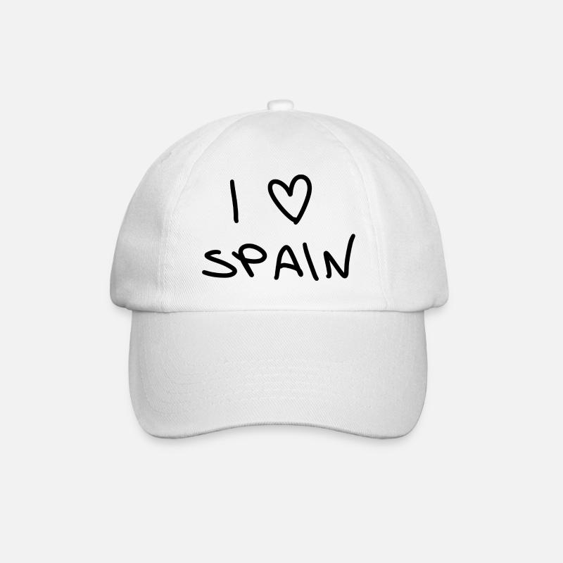 J’adore l’Espagne - Casquette classique - blanc/blanc
