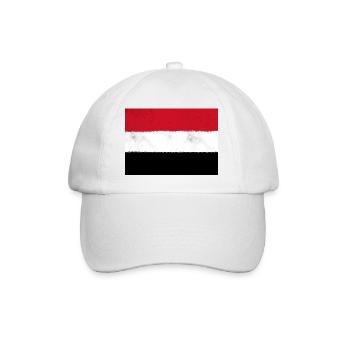 Drapeau du Yémen - Casquette classique - blanc/blanc - Devant