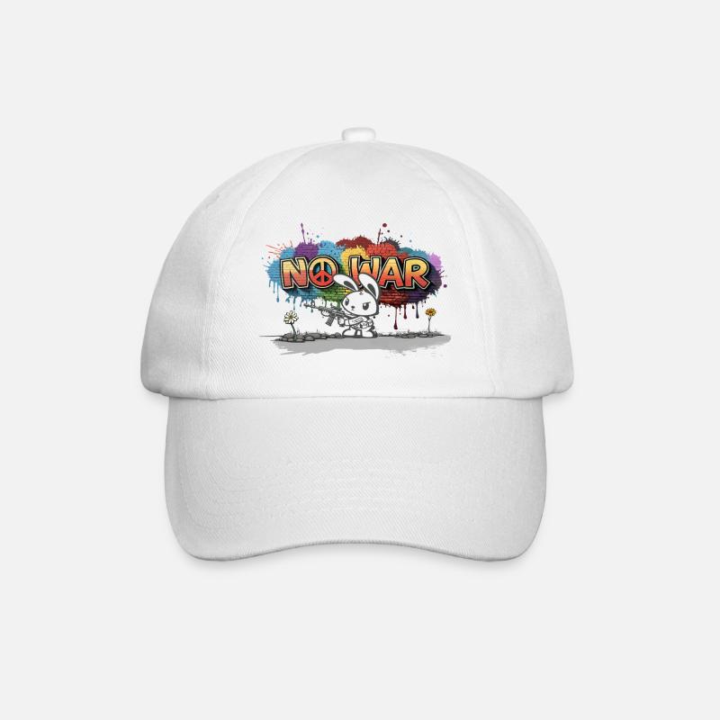 Pas de guerre - Casquette classique - blanc/blanc