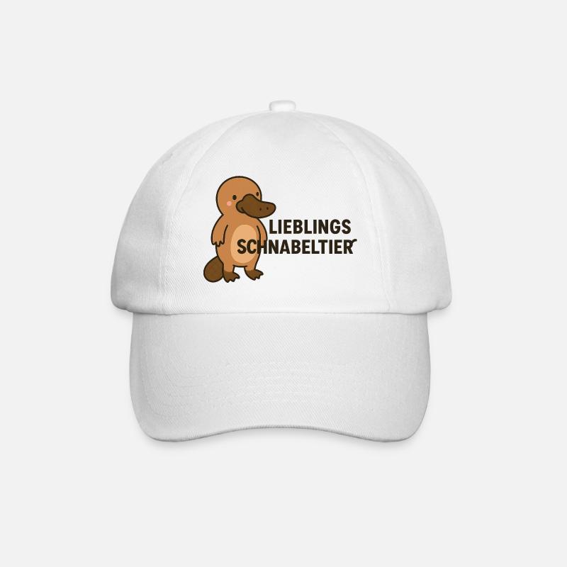 LIEBLINGS SCHNABELTIER - Baseballkappe - Weiß/Weiß