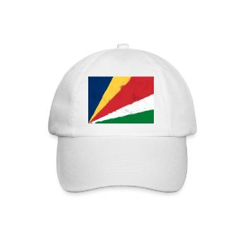 Drapeau des Seychelles - Casquette classique - blanc/blanc - Devant