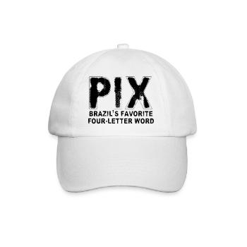 PIX - Four-letter word - Baseball Cap - white/white - Front