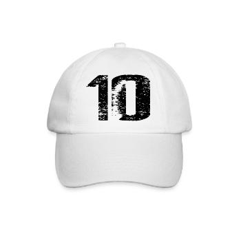Justaucorps à 10 chiffres - Casquette classique - blanc/blanc - Devant