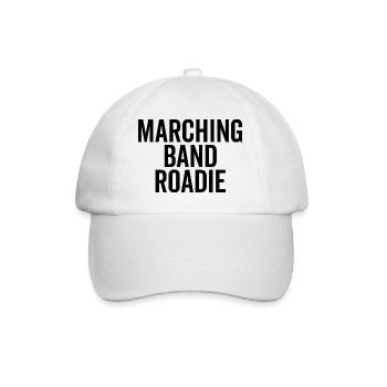 Marching Band Roadie - Baseball Cap - white/white - Front