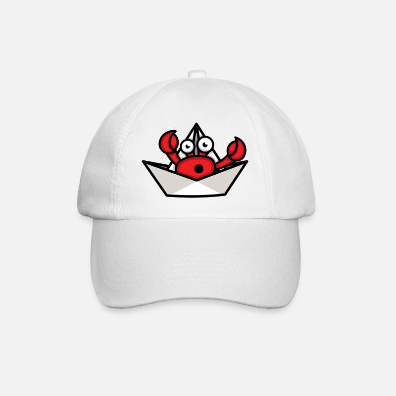 Einsiedlerkrebs - Baseballkappe - Weiß/Weiß