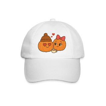 Freddie Pumpkin 6 - Baseball Cap - white/white - Front