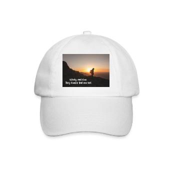 Wisely and slow: They stumble that run fast - Baseball Cap - white/white - Front
