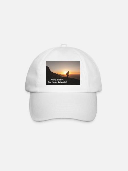 Wisely and slow: They stumble that run fast - Baseball Cap - white/white