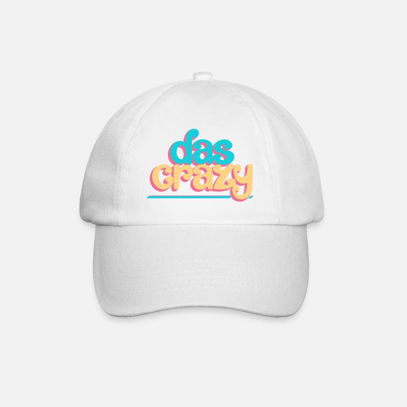 The Crazy - Baseball Cap - white/white