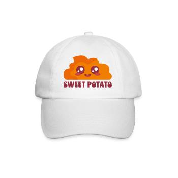 Patate douce dessin animé mignon - Casquette classique - blanc/blanc - Devant