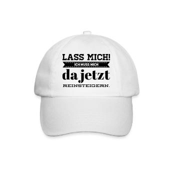 Let me, I've got to get into it - Baseball Cap - white/white - Front