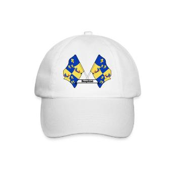 Dauphiné Text - Baseball Cap - white/white - Front
