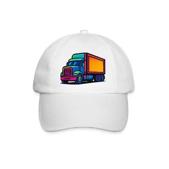 Bande dessinée Truck - Casquette classique - blanc/blanc - Devant