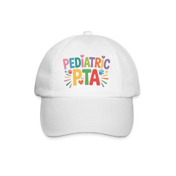 Pediatric PTA Logo - Kids Edition - Baseball Cap - white/white - Front