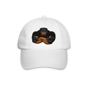 Rottweiler Security – The toughest bouncer - Baseball Cap - white/white - Front