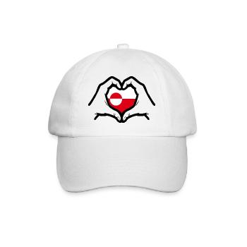 Amour au Groenland - Casquette classique - blanc/blanc - Devant