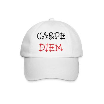 Carpe Diem - Epicurean - Baseball Cap - white/white - Front