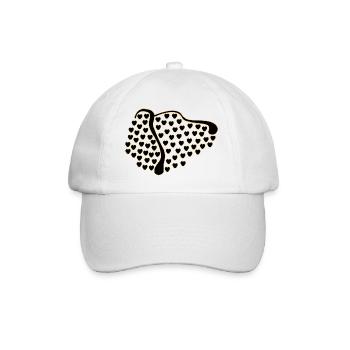 Dogs Love Heart - Baseball Cap - white/white - Front