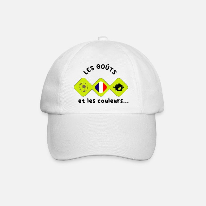 Les_gouts_et_les_couleurs... - Baseballkappe - Weiß/Weiß