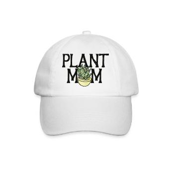 Plant Mom Bloom Pot - Baseball Cap - white/white - Front