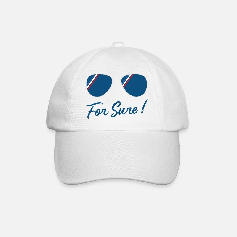 For Sure Mr President - Baseball Cap - white/white