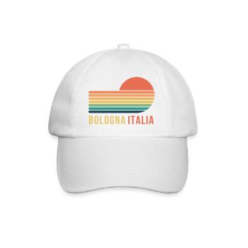 Bologne, Italie - Casquette classique - blanc/blanc - Devant