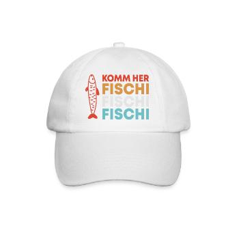 Diction de pêche à la pêche - Casquette classique - blanc/blanc - Devant