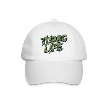 Turbo Life – Déclaration de la culture du camouflage automobile - Casquette classique - blanc/blanc - Devant