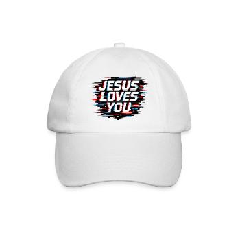Jesus loves You - Baseball Cap - white/white - Front