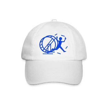 frei - Baseballkappe - Weiß/Weiß - Vorne