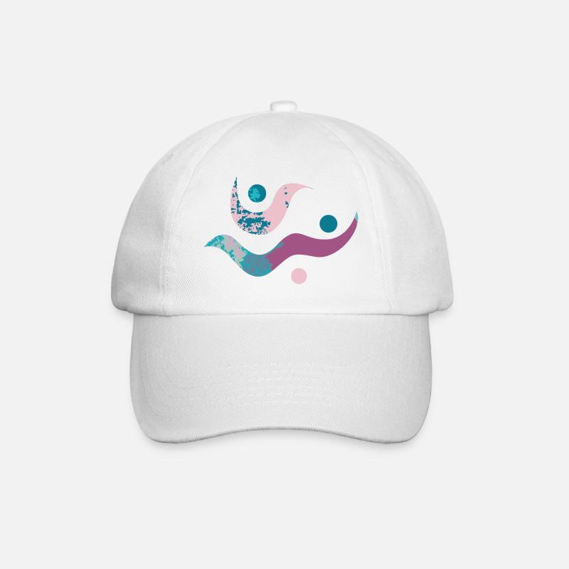 Yoga design_32 - Casquette classique - blanc/blanc