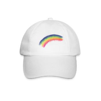 Rainbow Brush Sheet - Baseball Cap - white/white - Front