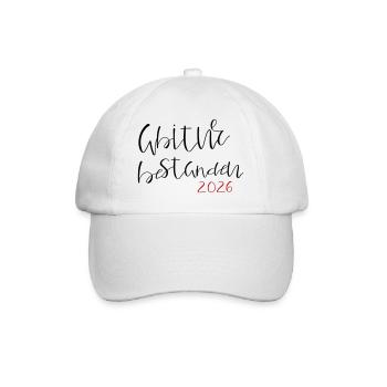 Abitur passed - Baseball Cap - white/white - Front