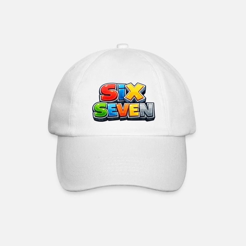 SixSeven - Baseball Cap - white/white