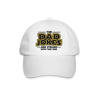 Blagues de père Stark Blague de papa Blagues de papa Papa papa - Casquette classique - blanc/blanc - Devant