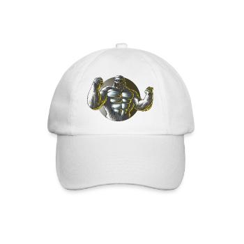 Conception des pouvoirs du Gorille Singe - Casquette classique - blanc/blanc - Devant