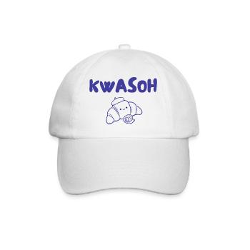 Croissant Kvasoh Illustration - Casquette classique - blanc/blanc - Devant