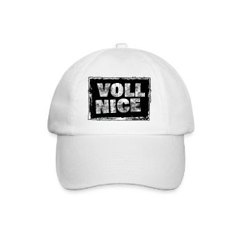 Full Nice Grunge Shirt Print - Baseball Cap - white/white - Front