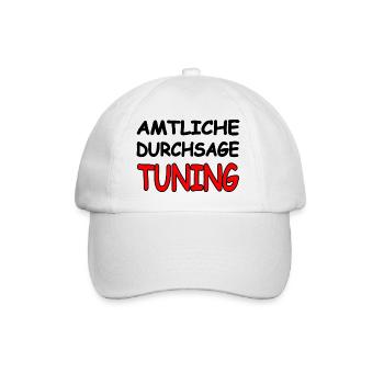 Auto - Baseballkappe - Weiß/Weiß - Vorne