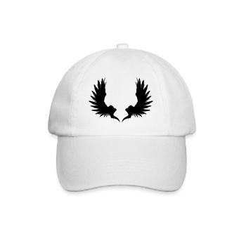 Flügel - Baseballkappe - Weiß/Weiß - Vorne