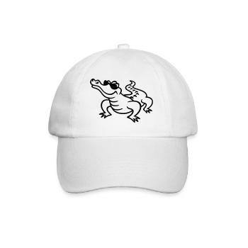 croco cool - Casquette classique - blanc/blanc - Devant