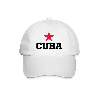 cuba revolucion - Baseballkappe - Weiß/Weiß - Vorne