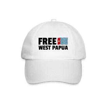 Papouasie occidentale libre : Soutenir l’indépendance de la Papouasie - Casquette classique - blanc/blanc - Devant