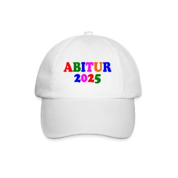 Abitur 2025 - Baseball Cap - white/white - Front