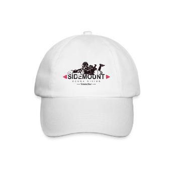 Sidemount Diver Diving Gift Tec Diving Cave - Baseball Cap - white/white - Front