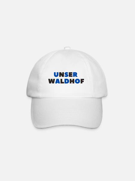 Unser Waldhof - Baseballkappe - Weiß/Weiß
